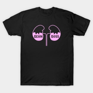 Nephrologist, bean boss - pink T-Shirt